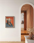 Death Row Ranch Snoop Dogg cowboy art print by Madeline Kiel — styled in home interior